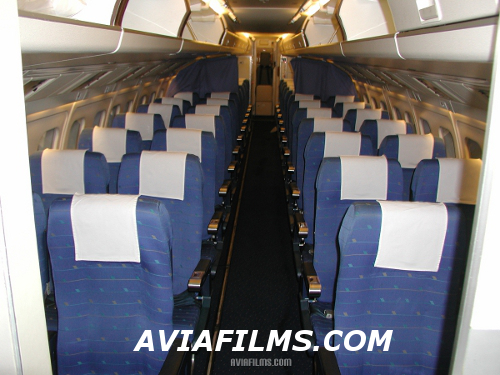 Fokker 50 passenger cabin Fokker 50 passenger cabin