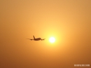 Airbus A380 take-off aviation photo