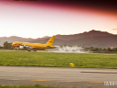 Boeing 757 DHL landing