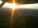 Cessna 152 wing in flight