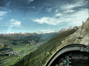 Flying a sailplane Sailplane flying picture